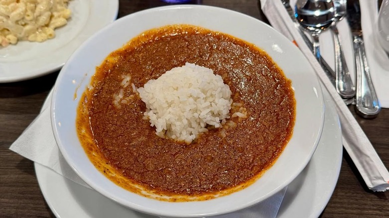 A bowl of Hawaiian chili from Zippy's
