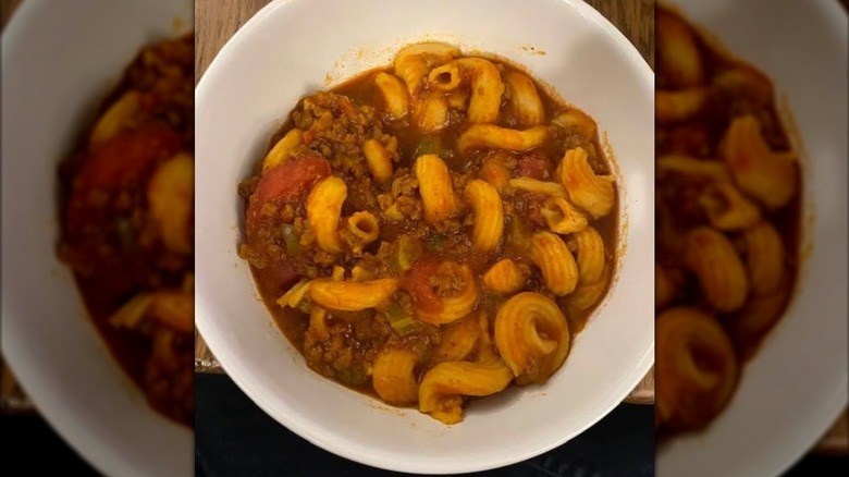 A bowl of Hoosier chili