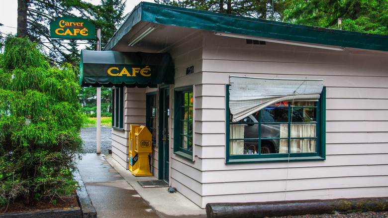 Exterior of the Carver Café