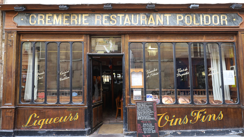 19th century façade of Polidor