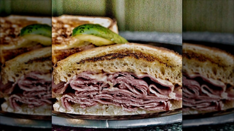 Reuben sandwich at Reuben's Deli