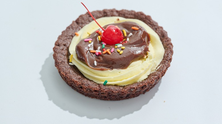 Brownie Sundae Cookie on a table