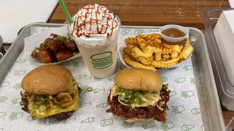 Five items on the K-Shack menu