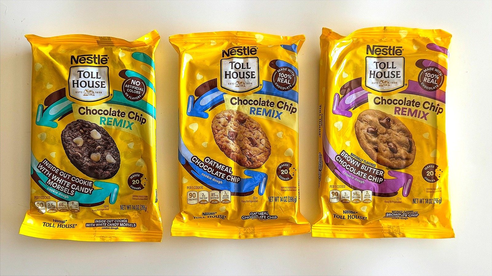 Review: Toll House Remix Cookie Doughs Put A Spin On Classic Chocolate Chip - Chowhound
