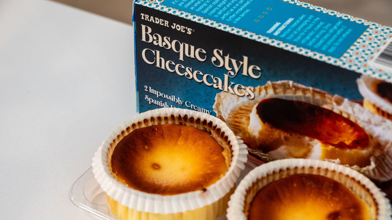 Trader Joe's Basque-style Cheesecakes