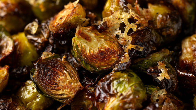 Crispy roasted Brussels sprouts