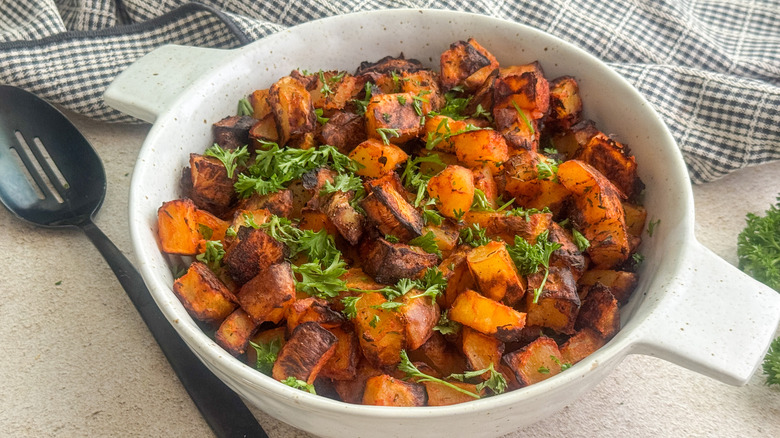 bowl of Spanish potatoes