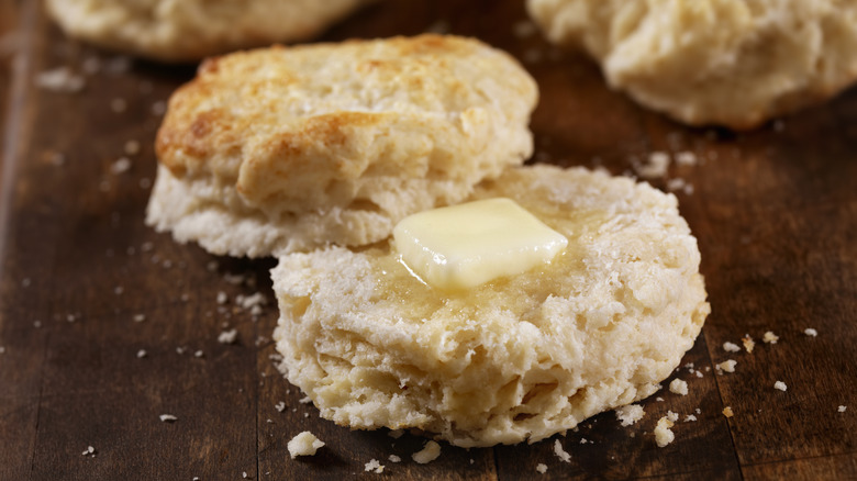 Biscuit on a table