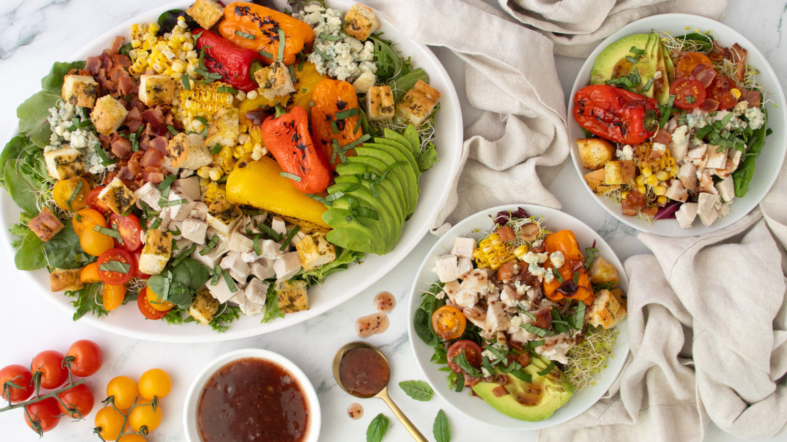 Rotisserie Chicken Salad With Hot Bacon And Raspberry Dressing Recipe