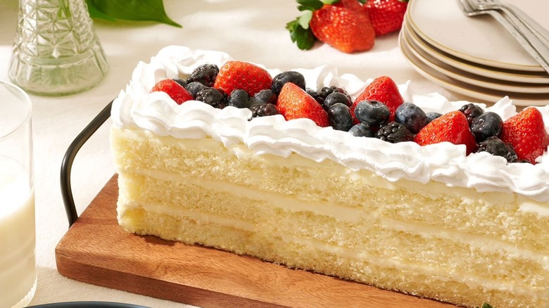 Chantilly Cream Bar Cake