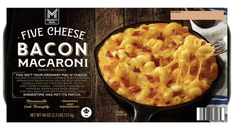 Five-cheese bacon macaroni