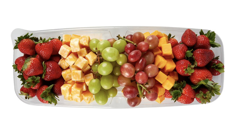 Fruit and cheese tray