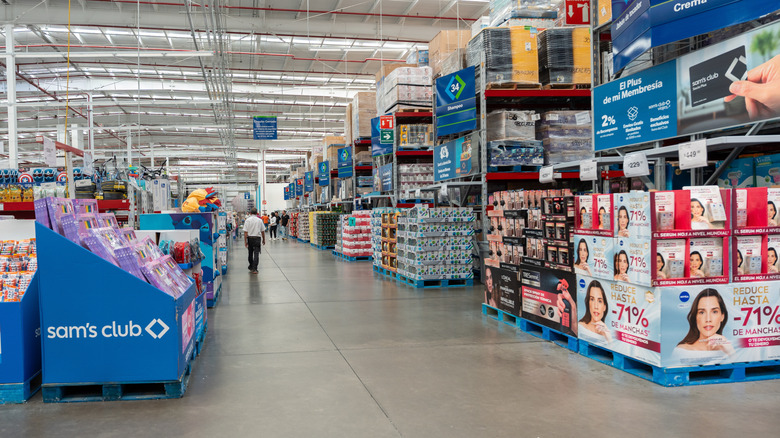 Sam's Club interior