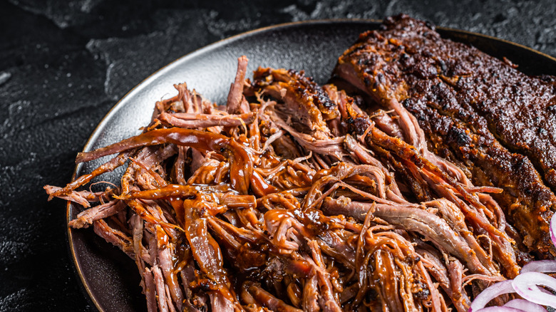 Pulled pork and bark