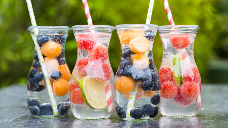 infused water beverages