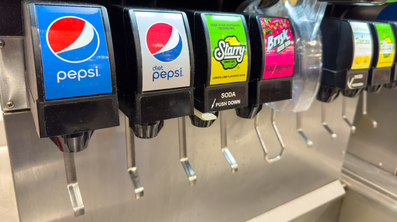 Pepsi soda fountain