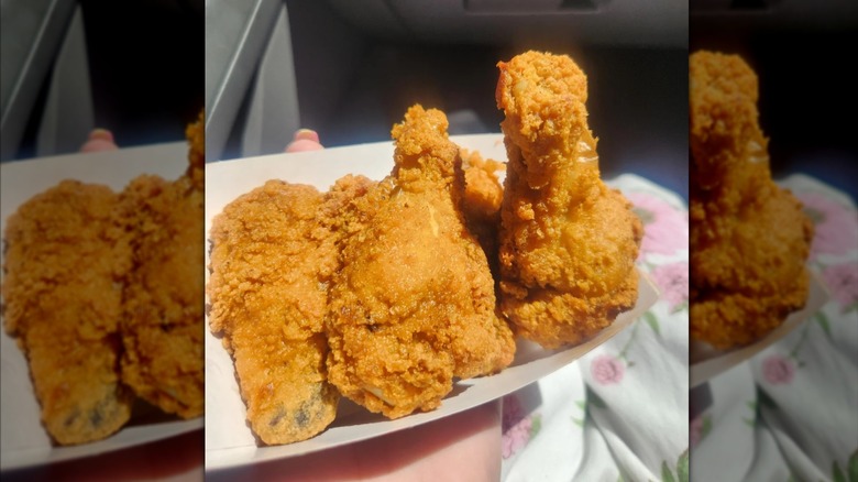 An order of Spicy Breaded Chicken Wings from 7-Eleven