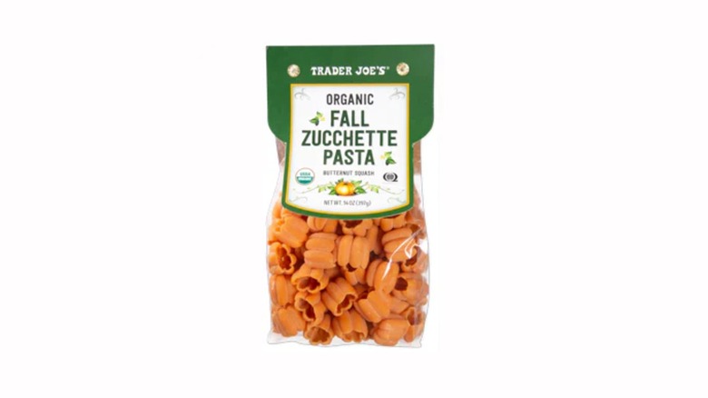 a bag of TJ's fall zucchette pasta