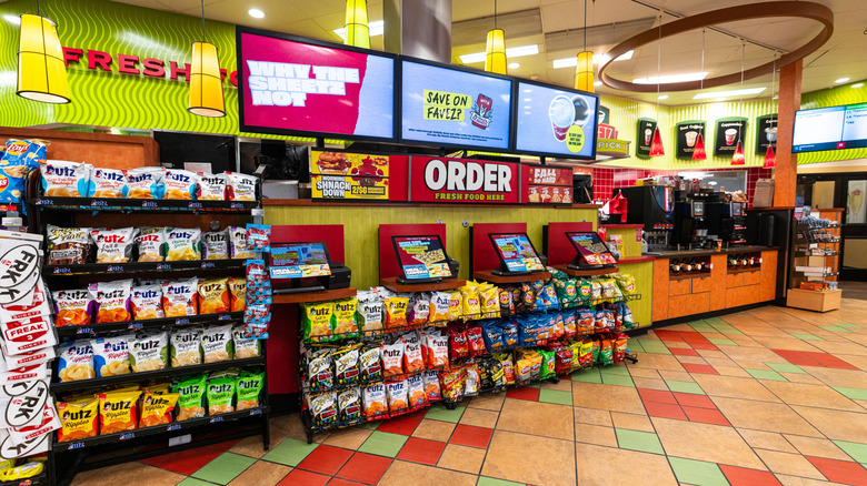 Ordering area at Sheetz