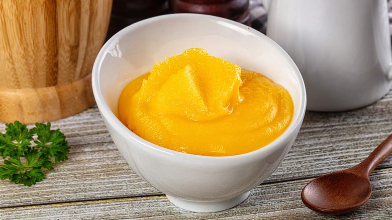 ghee in a bowl