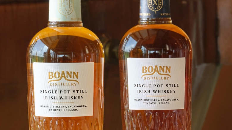2 bottles of Boann Irish whiskey