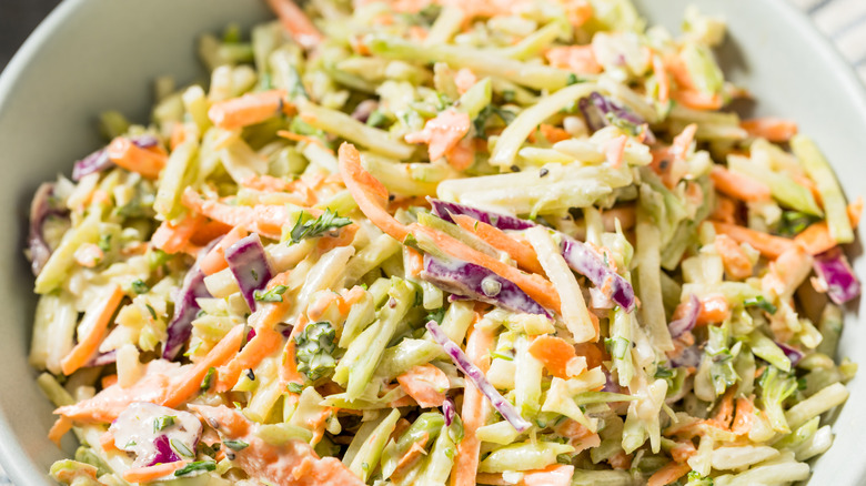 Coleslaw in a bowl