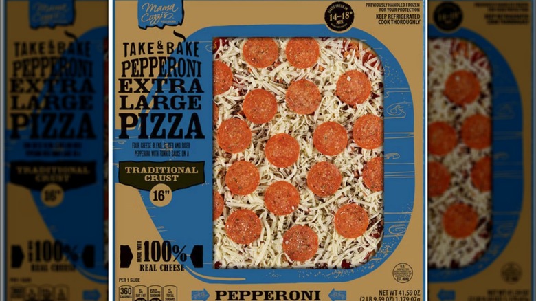 Aldi take & bake pepperoni pizza