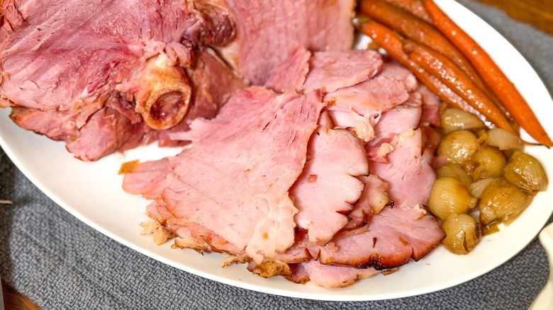 Slow cooker Easter ham