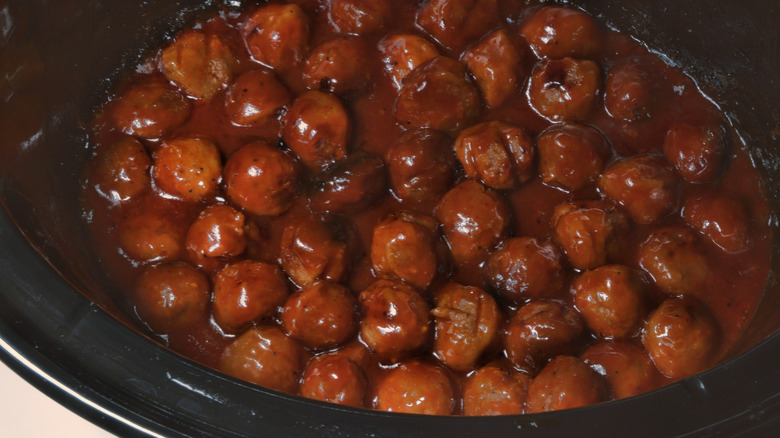 Meatballs in a crock pot