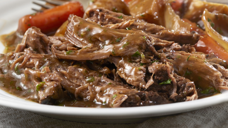 Slow cooker pot roast