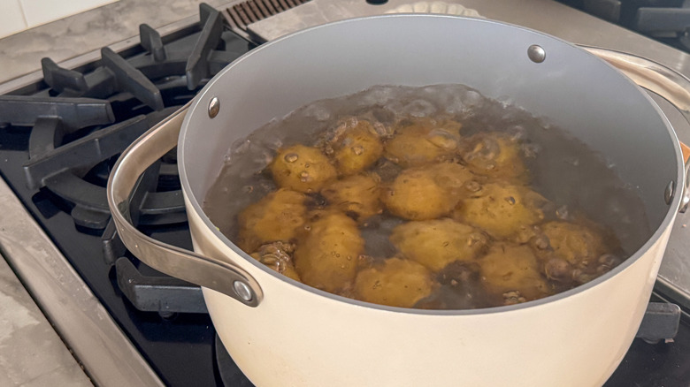 potatoes cooking