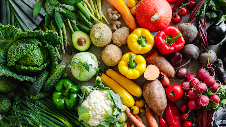 assortment of colorful vegetables