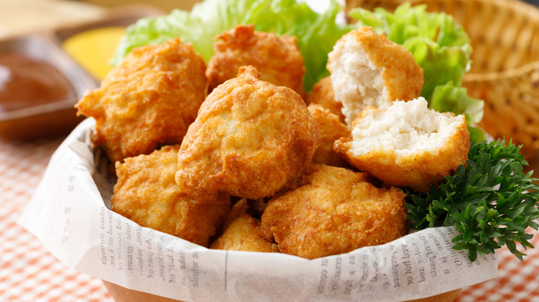 Crispy tofu nuggets