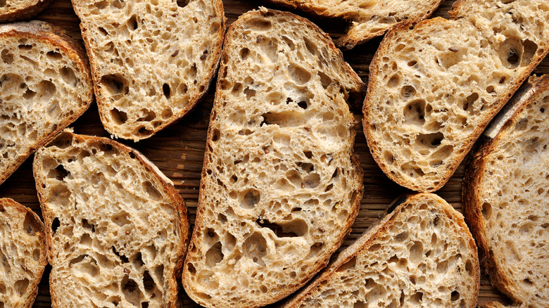 slices of sourdough bread