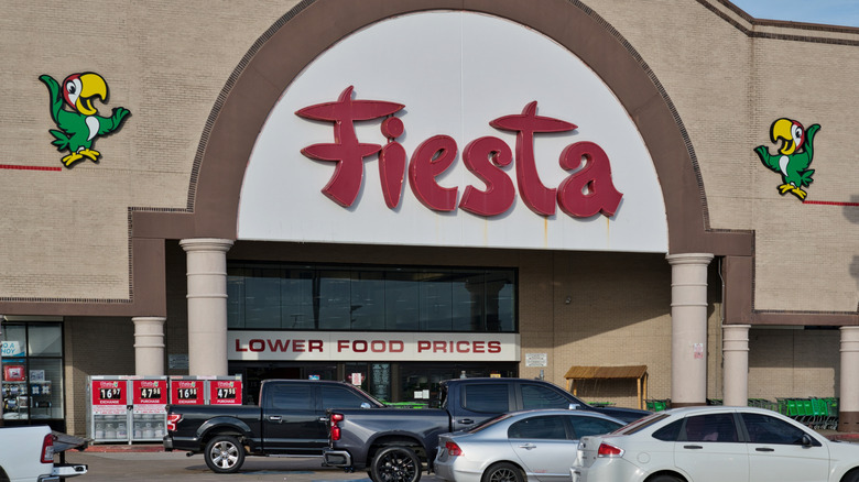 Exterior shot of Fiesta Mart store.