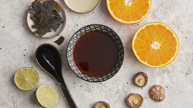 Ponzu sauce with citrus