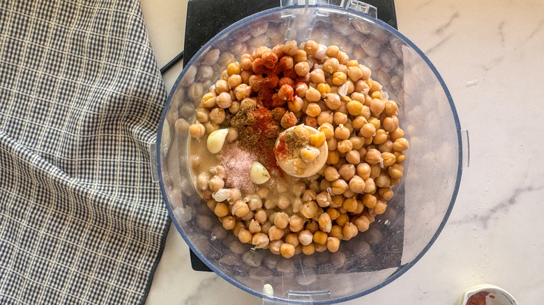 ingredients in food processor