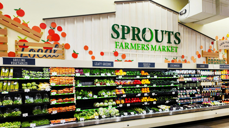Fresh produce inside of a Sprouts Farmers Market store