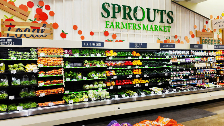 Inside of Sprouts Farmers Market store with fresh produce