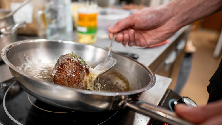 Why You Want To Hear Your Food Sizzle In A Stainless Steel Pan