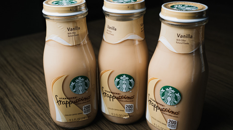 Starbucks bottle frappuccino drinks