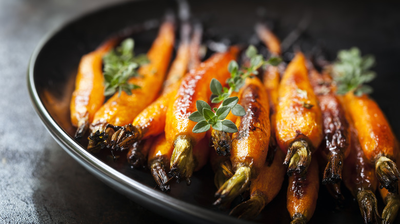 Roasted carrots 