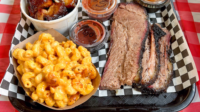 Brisket, mac and cheese