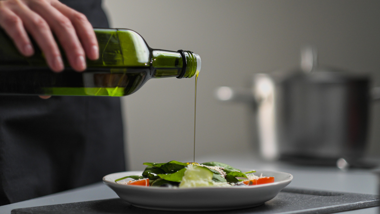 Stop Over-Drizzling Olive Oil With a Simple Hack