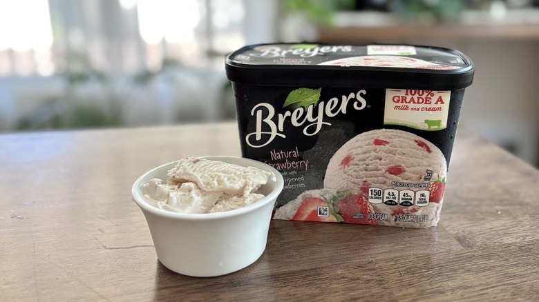 Breyers Natural Strawberry Ice Cream