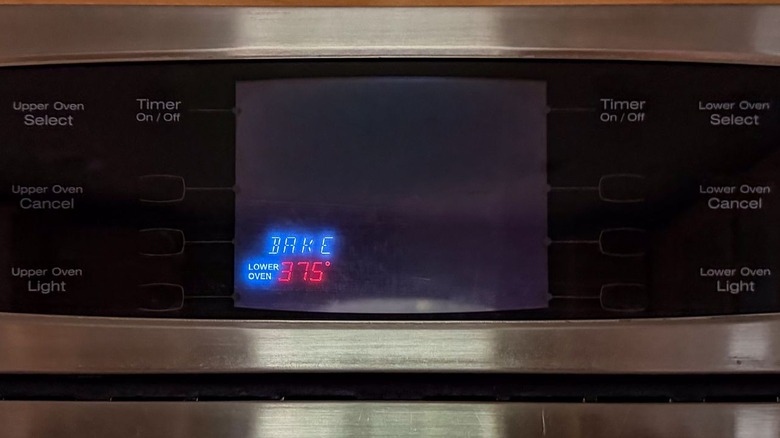 Oven preheated to 375 F