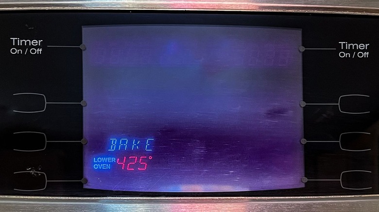 Oven preheated to 425 F
