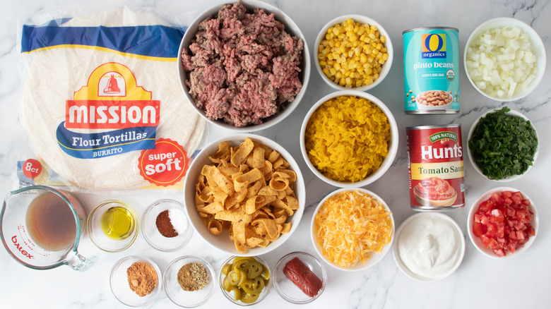 Frito pie burrito ingredients