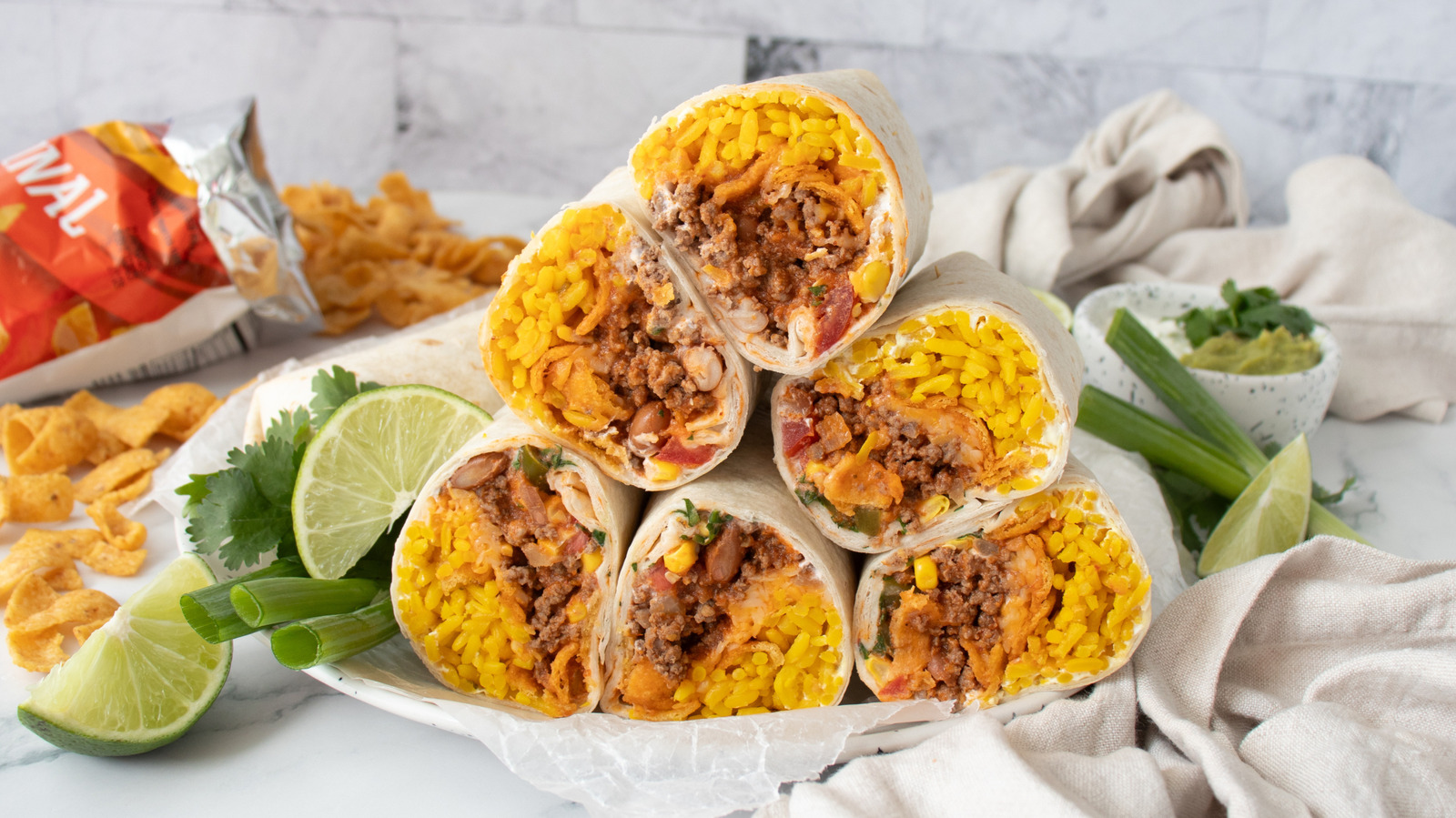 Super-Stuffed Frito Pie Burrito Recipe