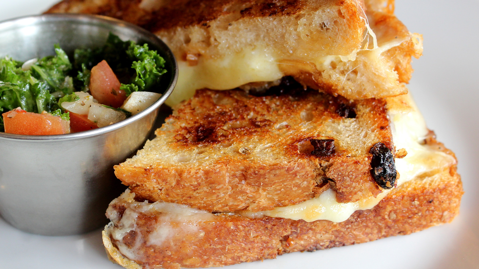 Swap In Cinnamon Raisin Bread For An Elevated Brie Grilled Cheese